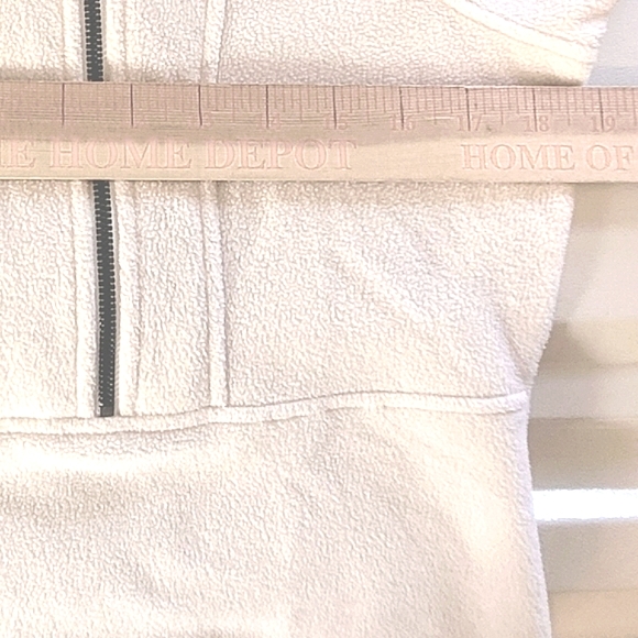 Columbia Jacket 1/4 Zip Pullover Ivory Small Excellent Condition Classic Comfort - Picture 6 of 9